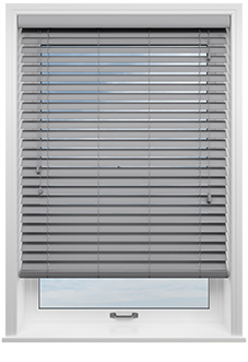 Ecowood, Blizzard Grey Satin - Venetian Blind